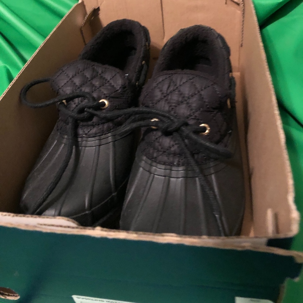 Sperry Top-Sider Matte Black Shoes
